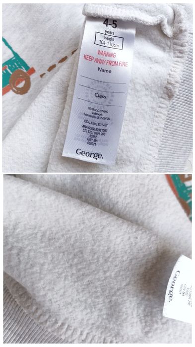 Світшот, кофта для хлопчика, George, 104-110 розмір