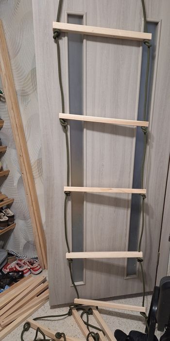 Усиленная веревочная лестница