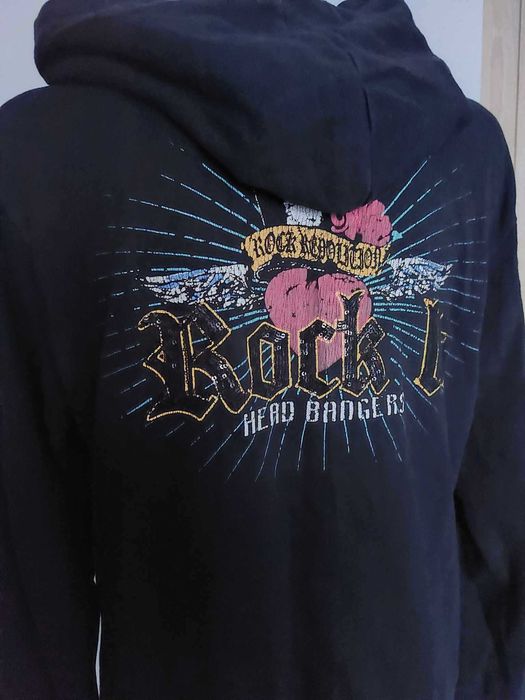 Bluza bawełniana rock roz. L