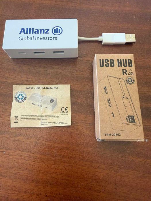 Hub USB Knofler RCS – 2 USB-A 3.0 + 1 USB-C