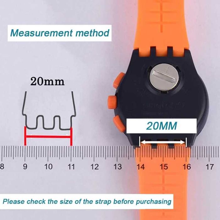 Ремешок браслет SWATCH + тренчики  фиксаторы держатели ремешка