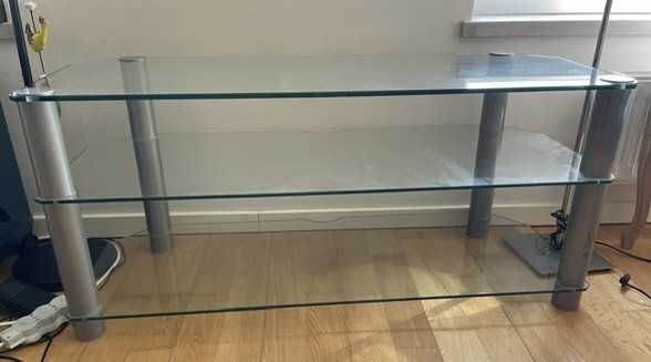 Mesa de TV de vidro 120cm - 150€