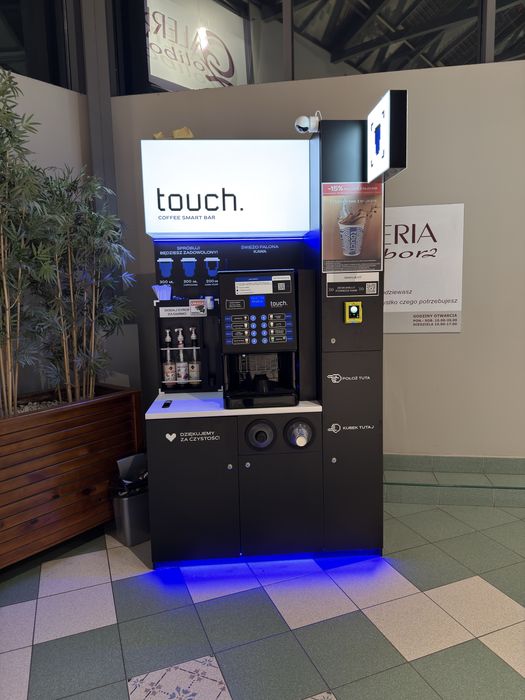 Kawomat samoobslugowy Saeco Phedra EVO + terminal platniczy