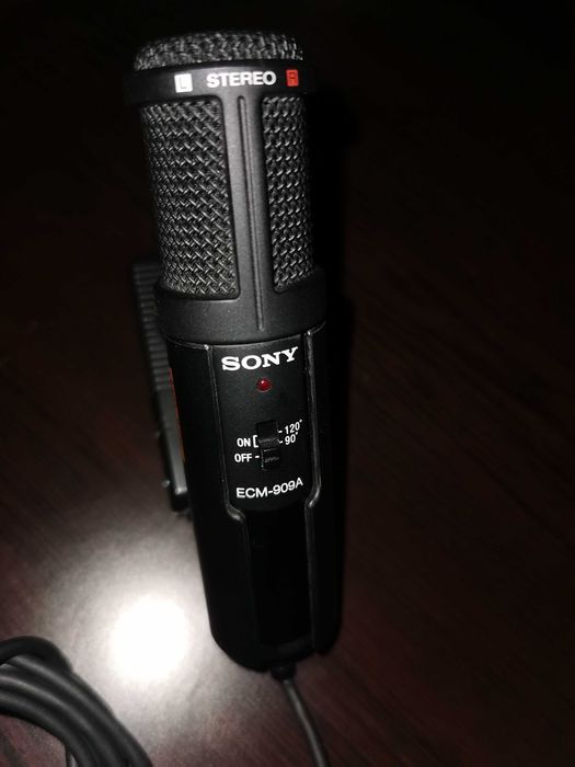 Mikrofon SONY ECM-909A + podstawka SAD35 dla kolekcjonera