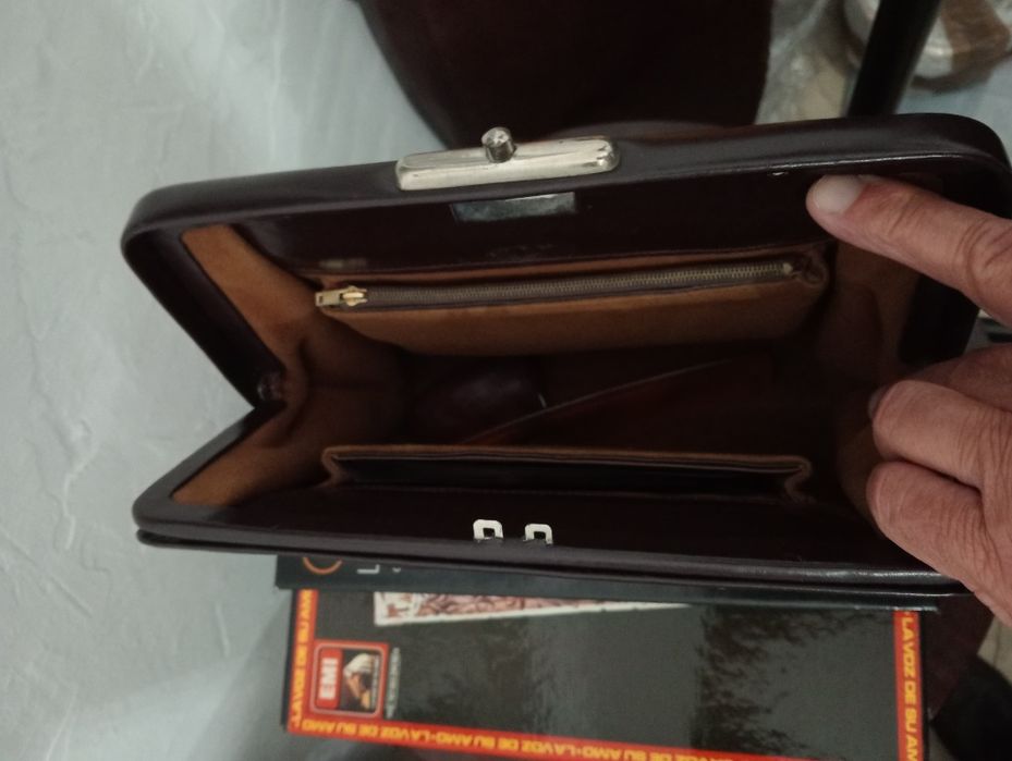 Mala em couro vintage