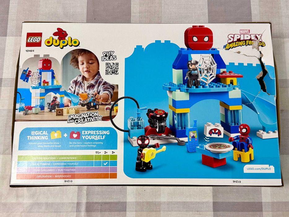 LEGO DUPLO 10464 Base Aranha Spidey – Novo e lacrado