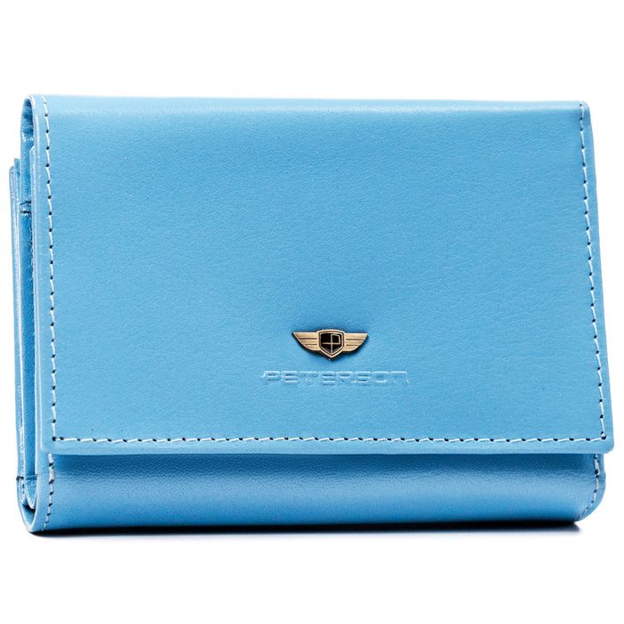 elegancki portfel damski ze skóry naturalnej - peterson