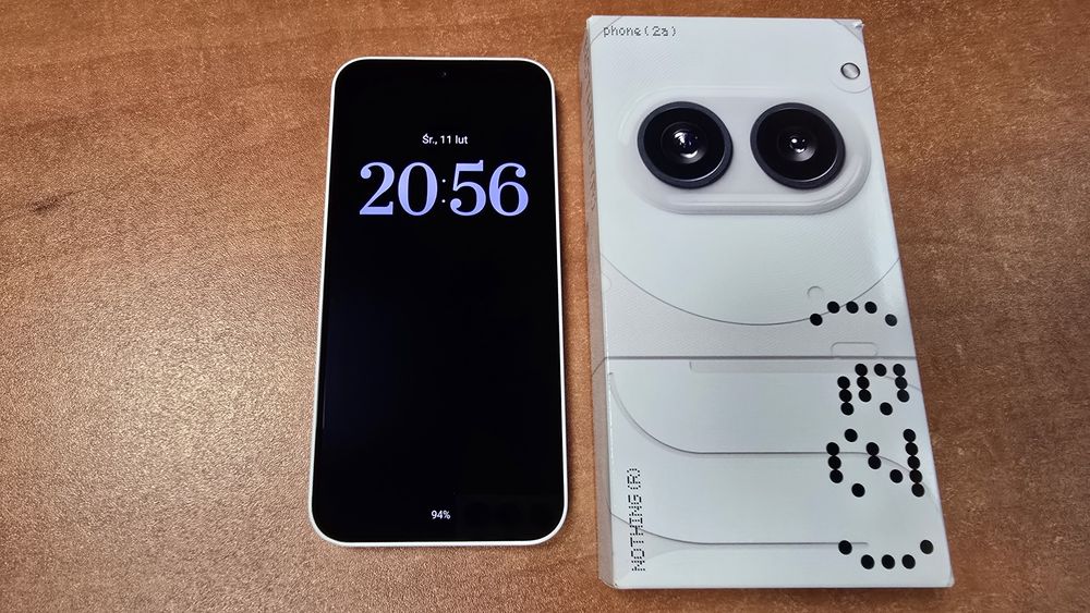 Nothing Phone 2a 5G Dual Sim 128GB/8GB RAM biały, stan bdb, gwarancja