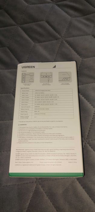 Новий потужний павербанк Ugreen PB205 (145W, 25000mAh)