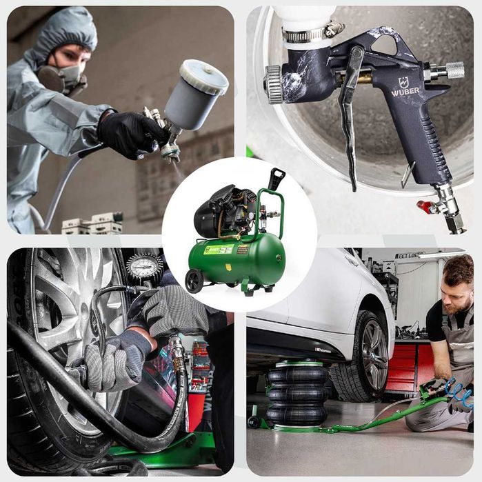 Kompresor olejowy 50l Dwu tłokowy