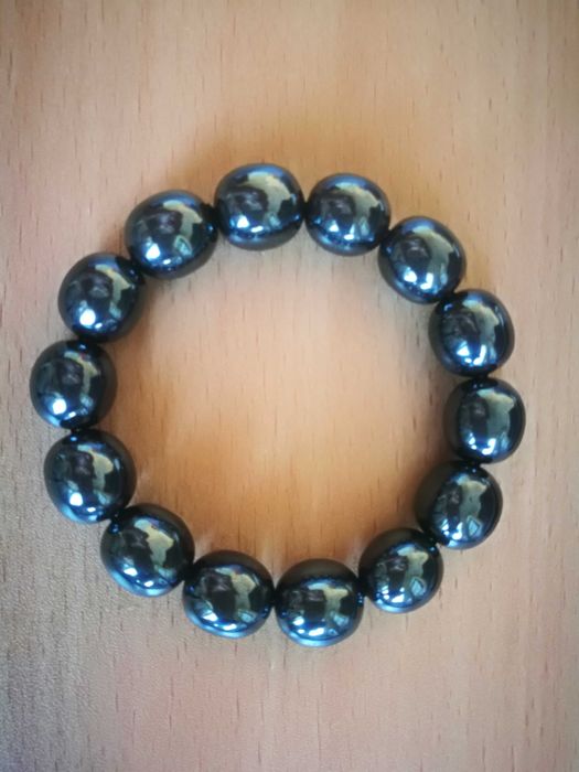 Komplet kolekcjonerskich bransolet hematyt