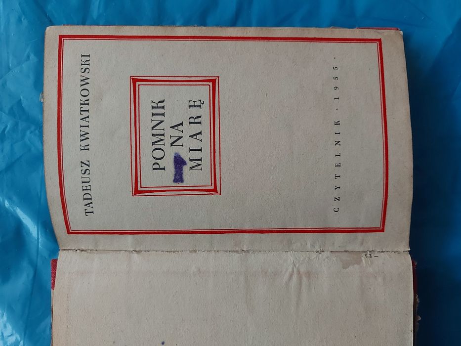 książka Pamiętnik na Miarę 1955r
