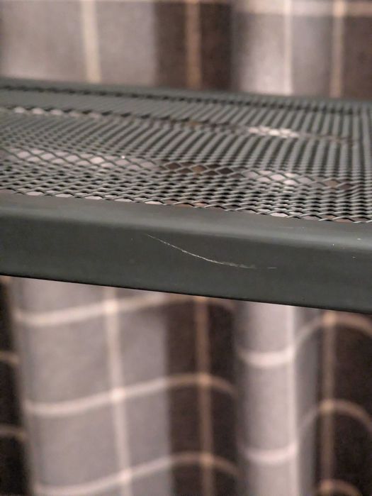 Regał metalowy ciemno-szary IKEA LERBERG 148x60x35