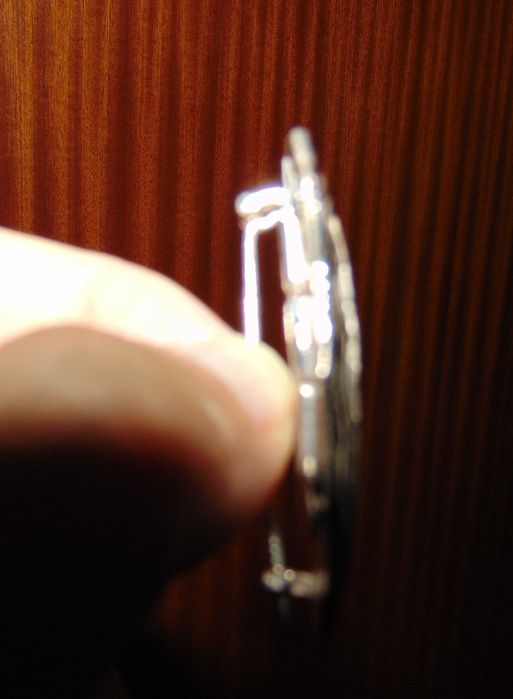 Crachá da PVDE - prata - raro