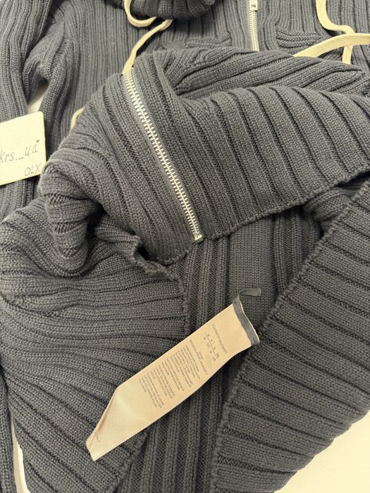 зип худи Rick Owens Cotton zip up black M L vetements maison margiela