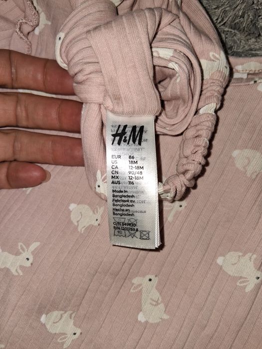 Боді велюровий 80 см / костюм HM 80 см/ тюрбан/ чалма