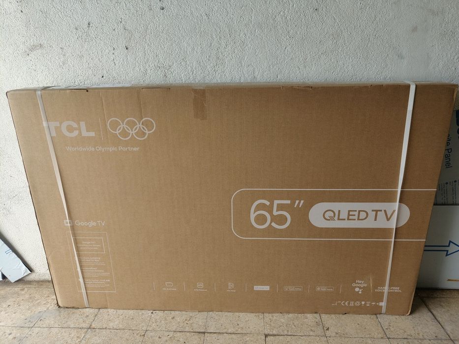 TV TCL 65" 65P7K UHD QLED Google TV Smart TV 4K