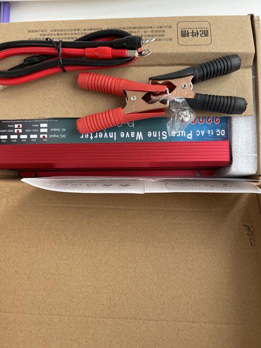 Перетворювач 12-220 v 2200w Преобразователь напряжения интвертор