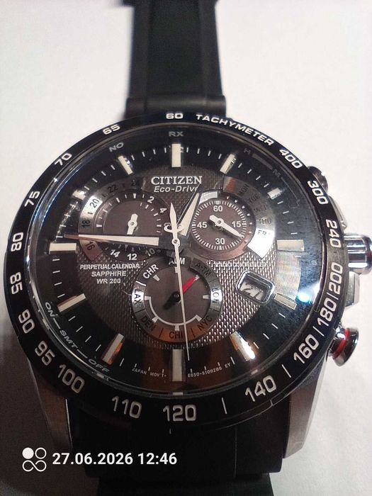 Citizen PCAT AT4008-51E Eco-Drive, stan idealny, szkło szafirowe