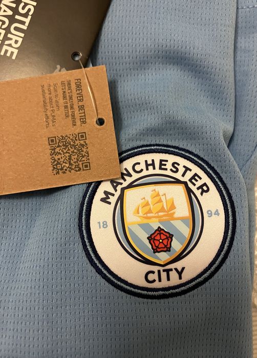 Camisola oficial de futebol Manchester City nova