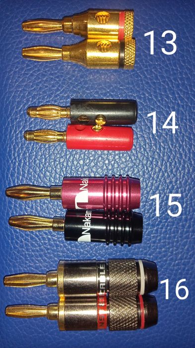 Наконечники акустического кабеля Nakamichi...