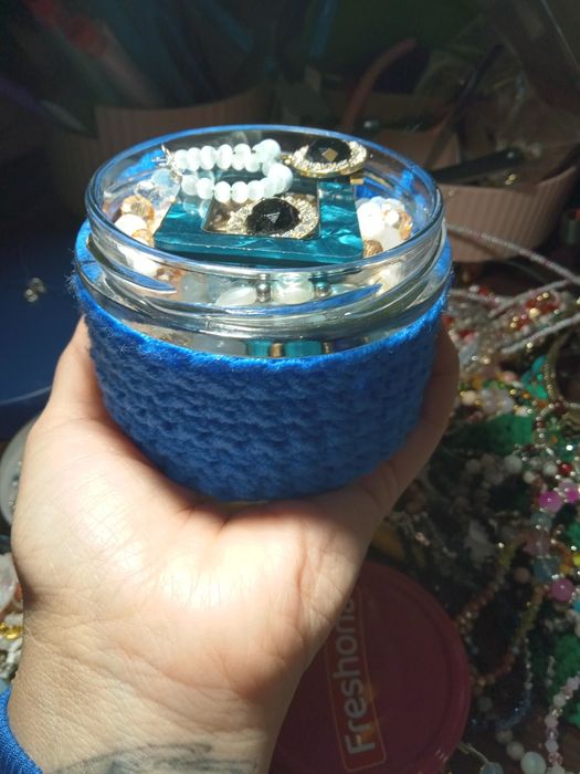 Smerfowy tajemniczy słoik