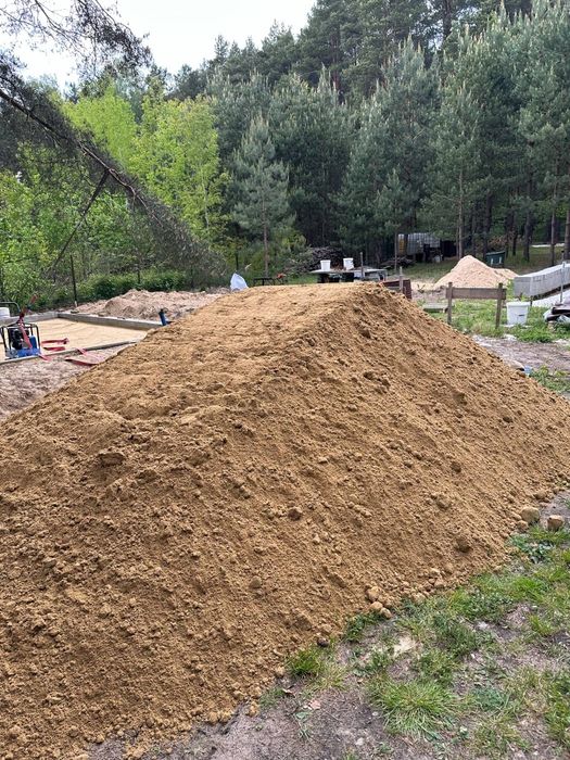 Piasek siany - pospółka żwirowa oraz podsypka w fundamenty
