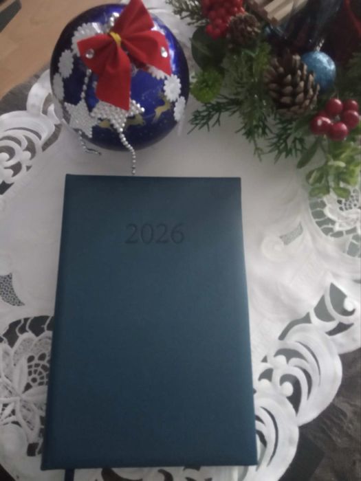 Nowy kalendarz kartkowy ksiazkowy   A5 2026. Planer organizer
