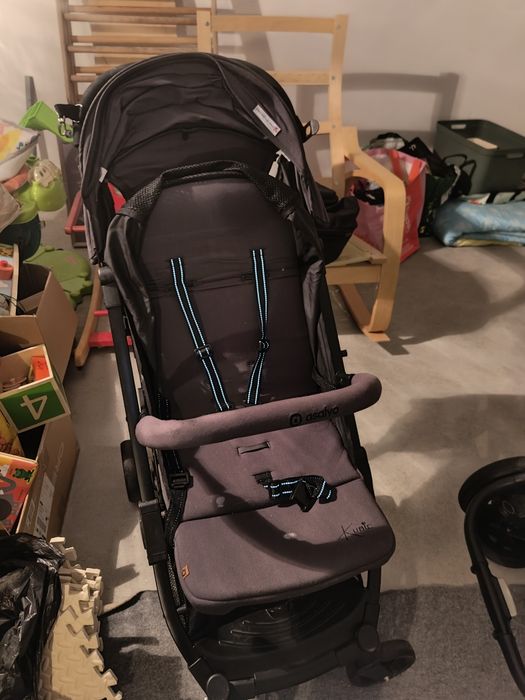 Carrinho de bebé Asalvo compacto — desde recém-nascido até 15 kg