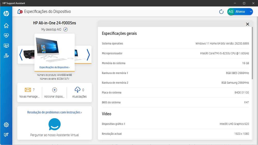 HP AIO 24" All-in-one