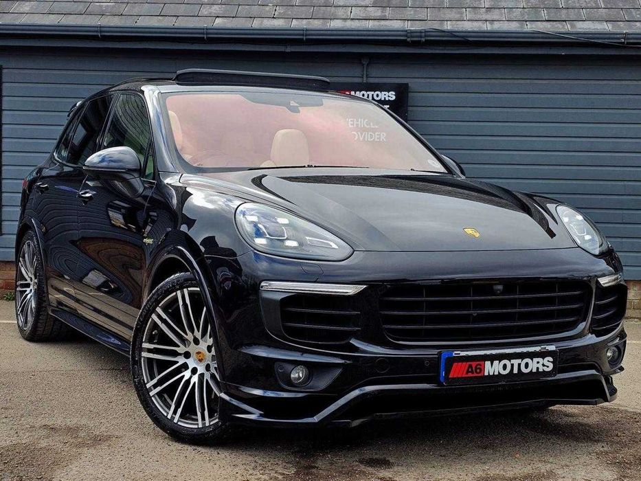 Сплиттер Porsche Cayenne 958 (14-18) тюнинг обвес губа юбка элерон