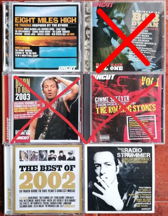CDs revista Uncut e outras colectâneas