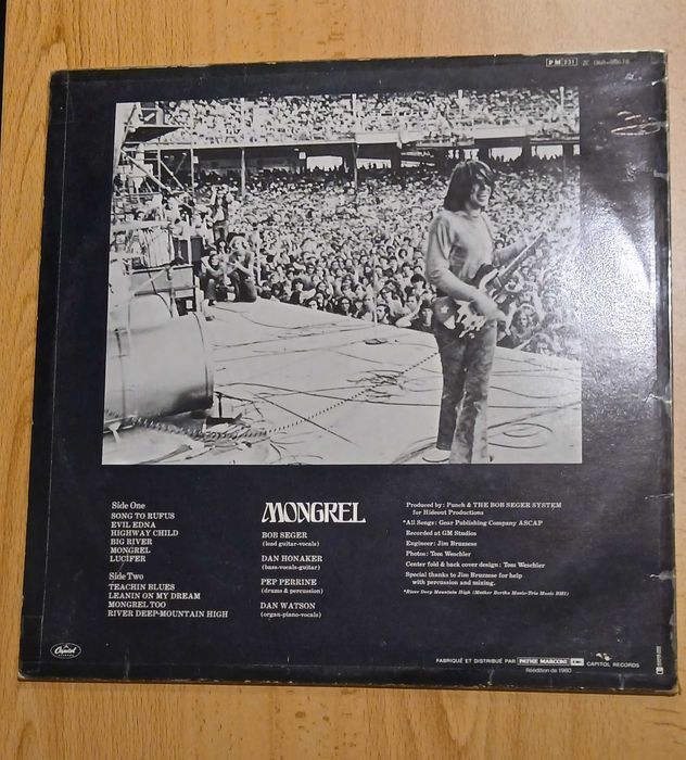 Vinil Bob Seger System - Mongrel