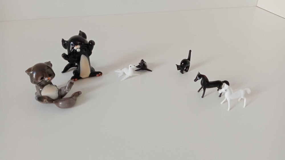 Miniaturas Animais em Vidro Murano