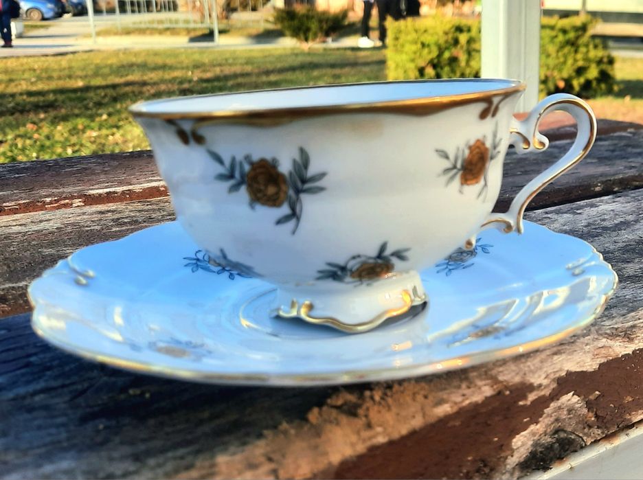 Чайний/кавовий сервіз кістяний фарфор JLMenau 1777 Carmen. Львів.