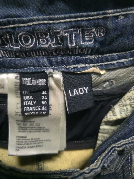 Syndyk sprzeda spodnie motocyklowe TRILOBITE JEANS Lady /661/ rozm. 26