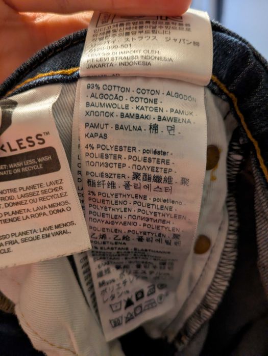 Calças de ganga Levi & Strauss