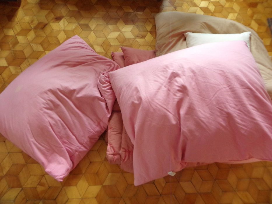 Pierze poduszka poduszki kołdra z pierza 6 poduszek XXL zima