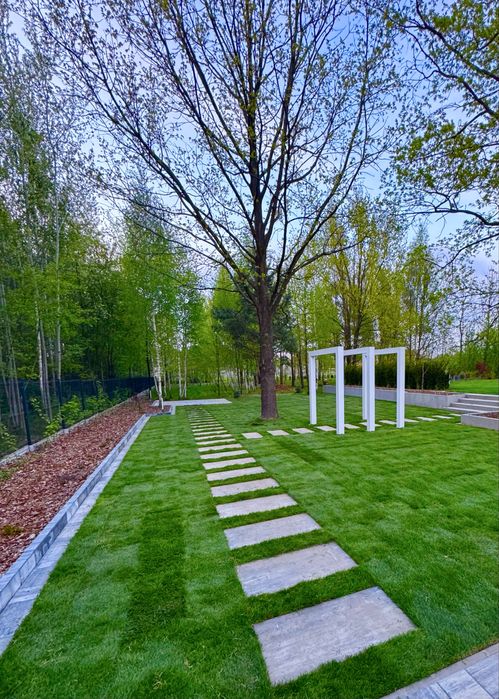 OGRODY, Zakładanie ogrodów, Nawadnianie,Trawniki, Równanie