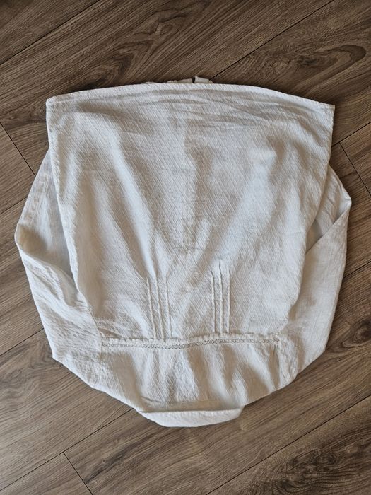 Zara bluzka koszula ecru r. 140 bdb