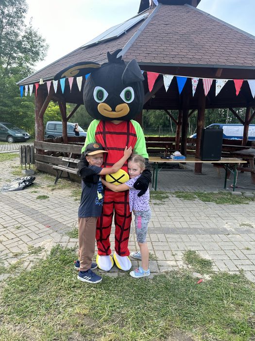 Zjeżdżalnie Dmuchane,plac zabaw ,Stitch ,maskotka Bing, wynajem