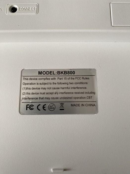 Тонка бездротова Bluetooth клавіатура PC iMac iPad Android iOS