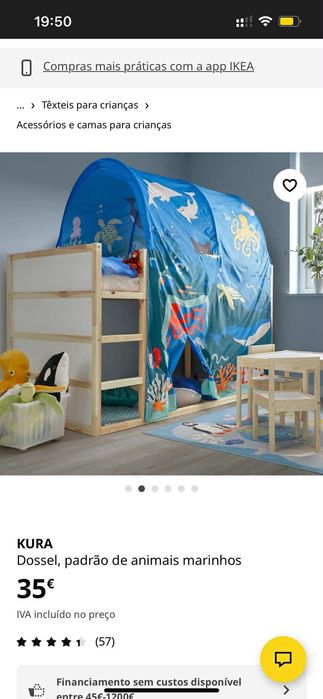 Cama criança IKEA Kura