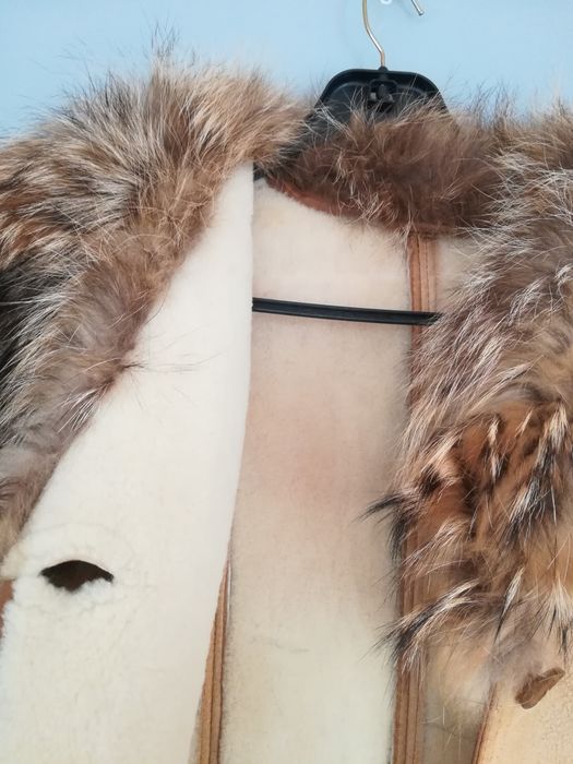 Kożuch damski naturalny Fun Leather r. L(38-40)