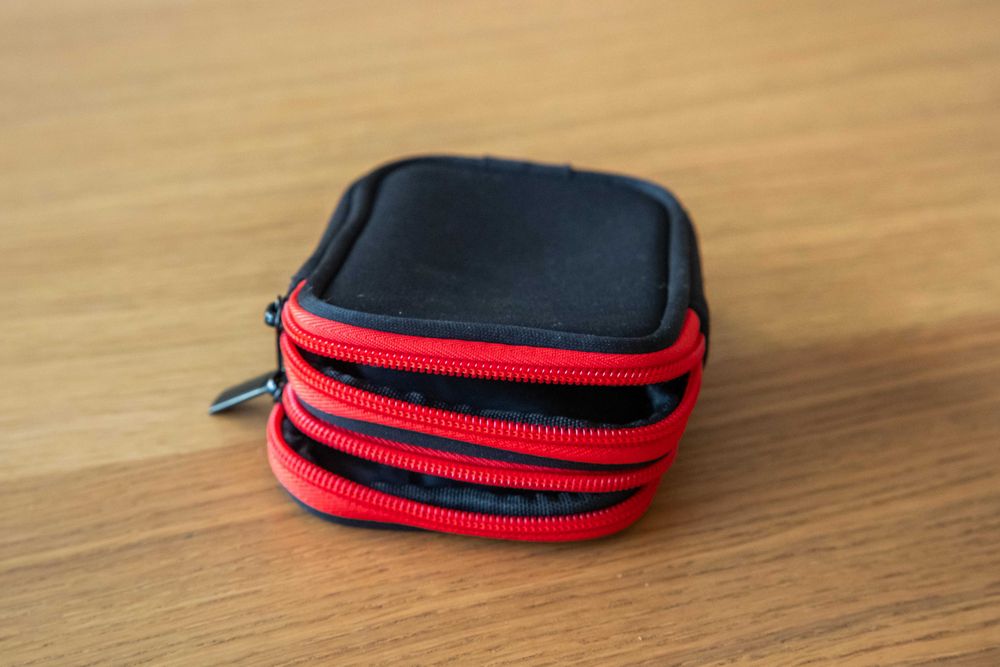 Bolsa para transporte de material fotográfico