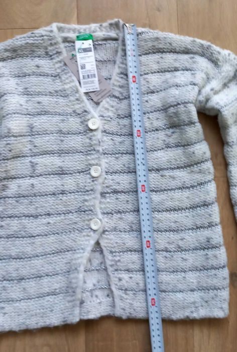 Nowy sweter Benetton XL dziewczynka 10-11 lat, 150 cm