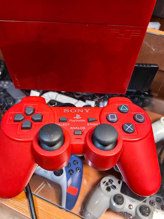 Playstation 2 SCPH-90006 Sony PS2 Cinnabar Red Unikat STAN BDB