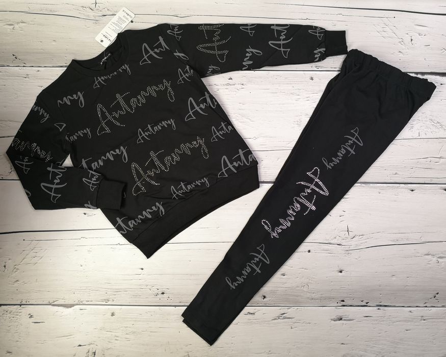 Dres, komplet, bluzka, legginsy, getry 158 La Loca