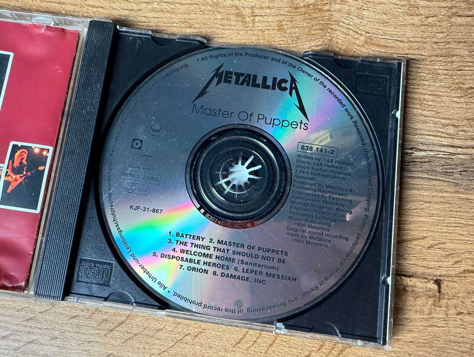 Audio CD # Metalica - Master Of Puppets