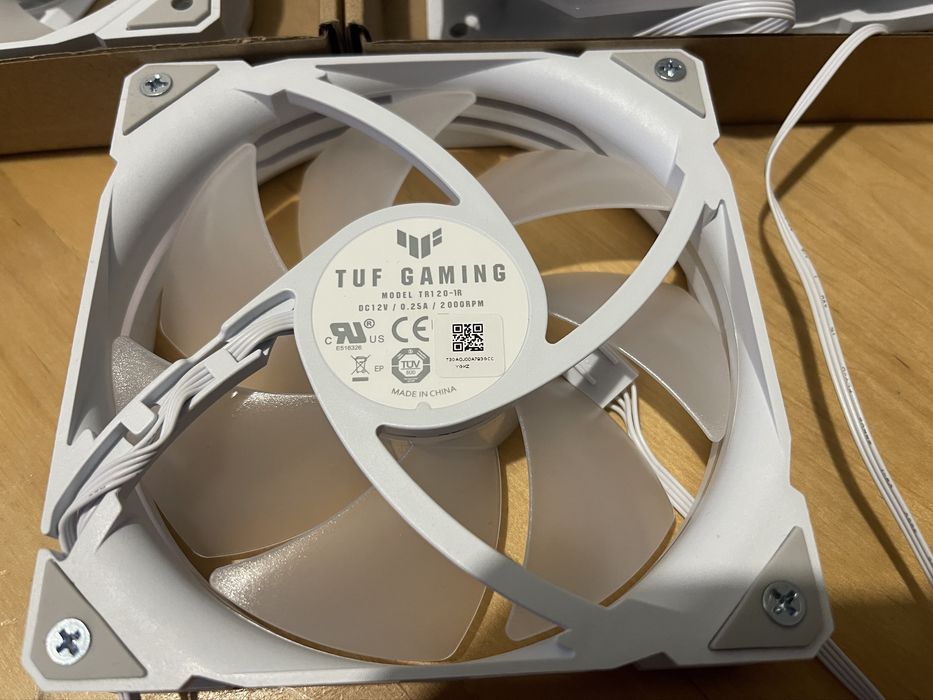 Комплект кулерів до корпусу ASUS TUF GAMING TR120 FAN ARGB WHITE